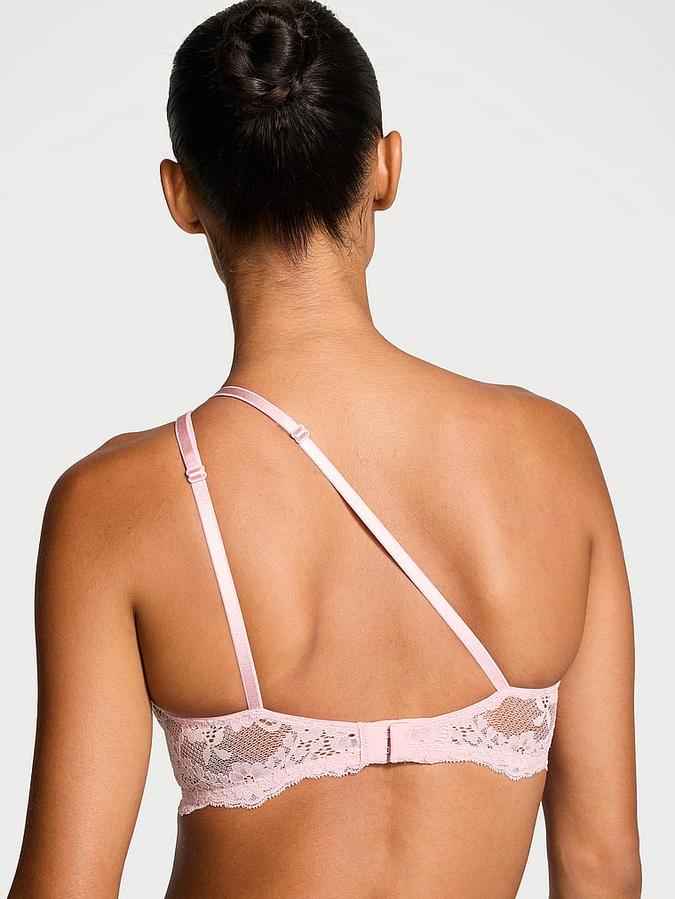 Twinkle Lace One-Shoulder Monowire Bra image number 1