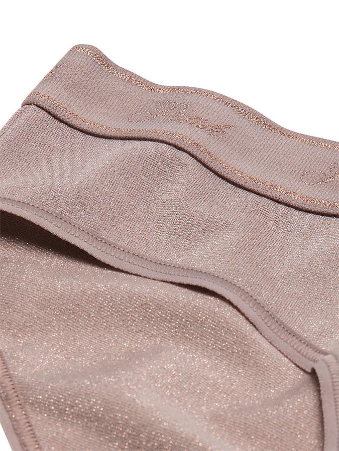 Logo Cotton Shimmer Hiphugger Panty image number 1