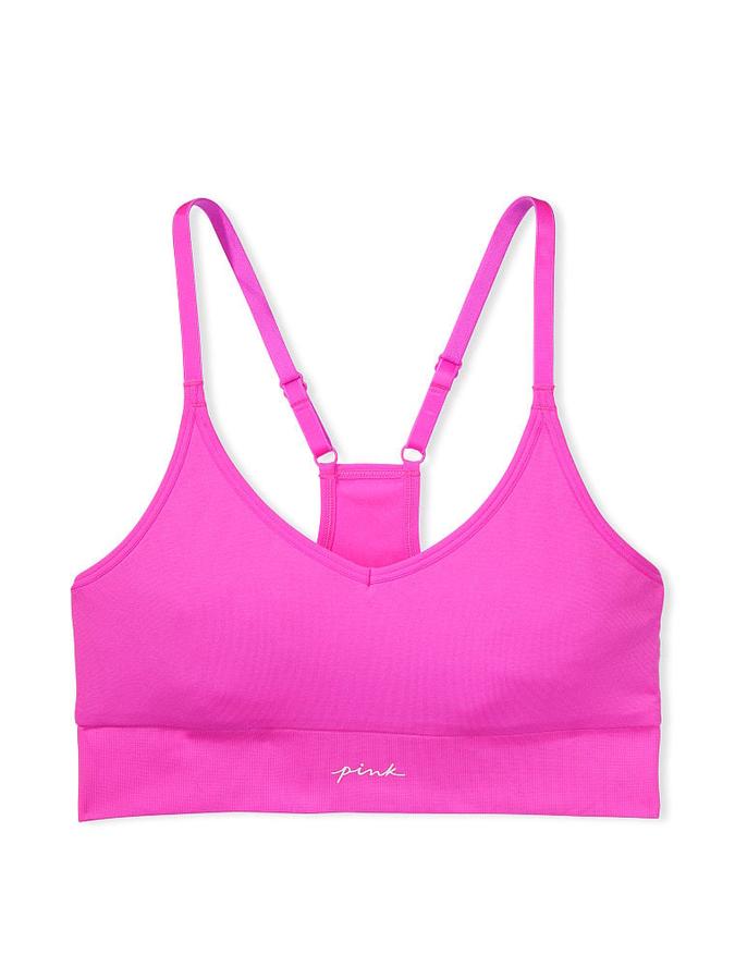 Seamless Racerback Sports Bra image number 2