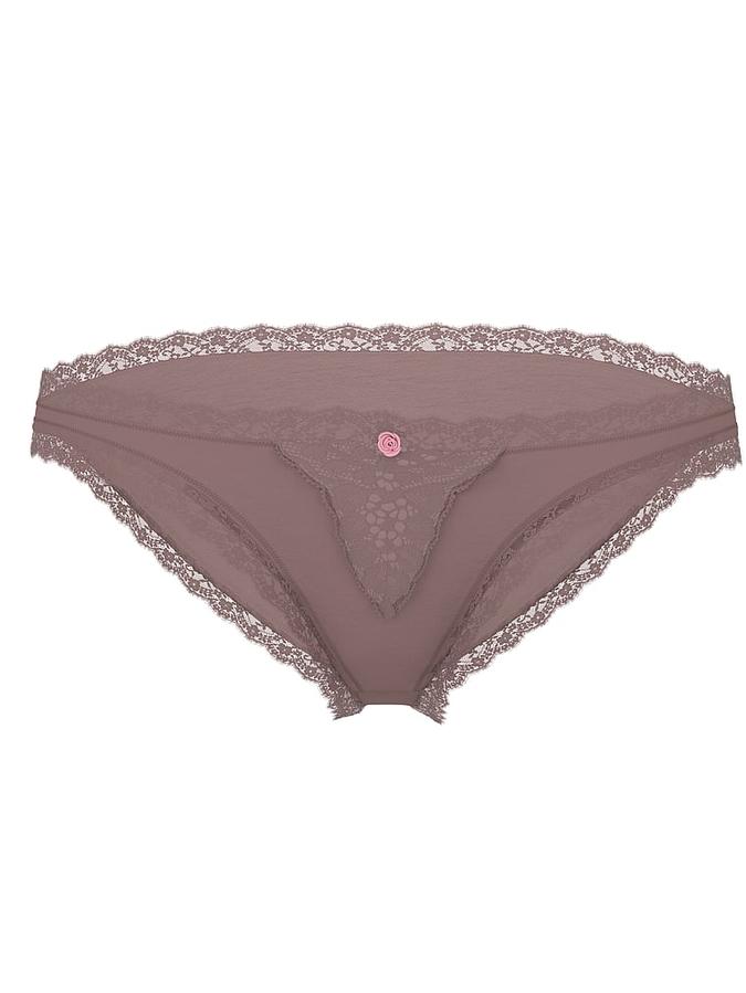 Lace-Trim Bikini Panty image number 2