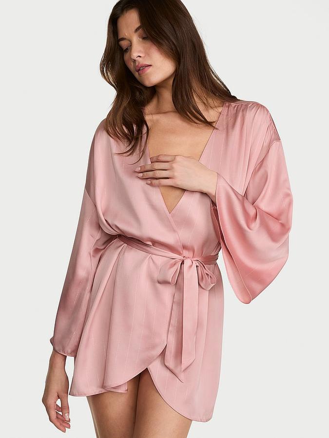 Satin Short Robe