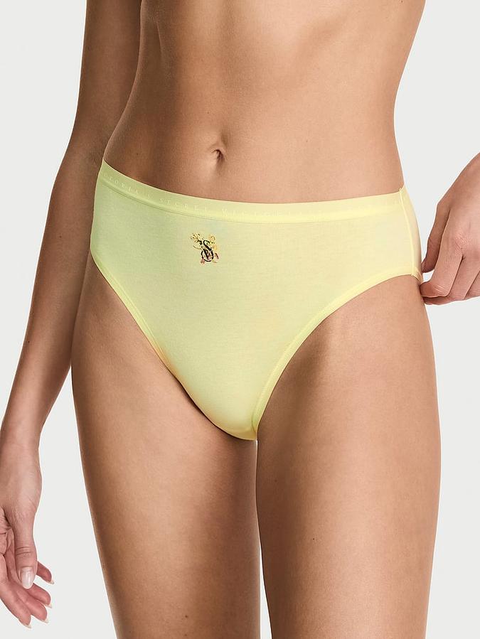Stretch Cotton High-Leg Brief Panty