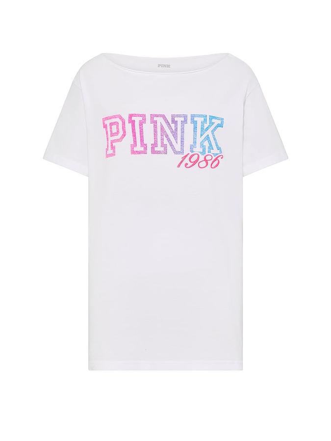 Campus Cotton&trade; Off-The-Shoulder Tee image number 2