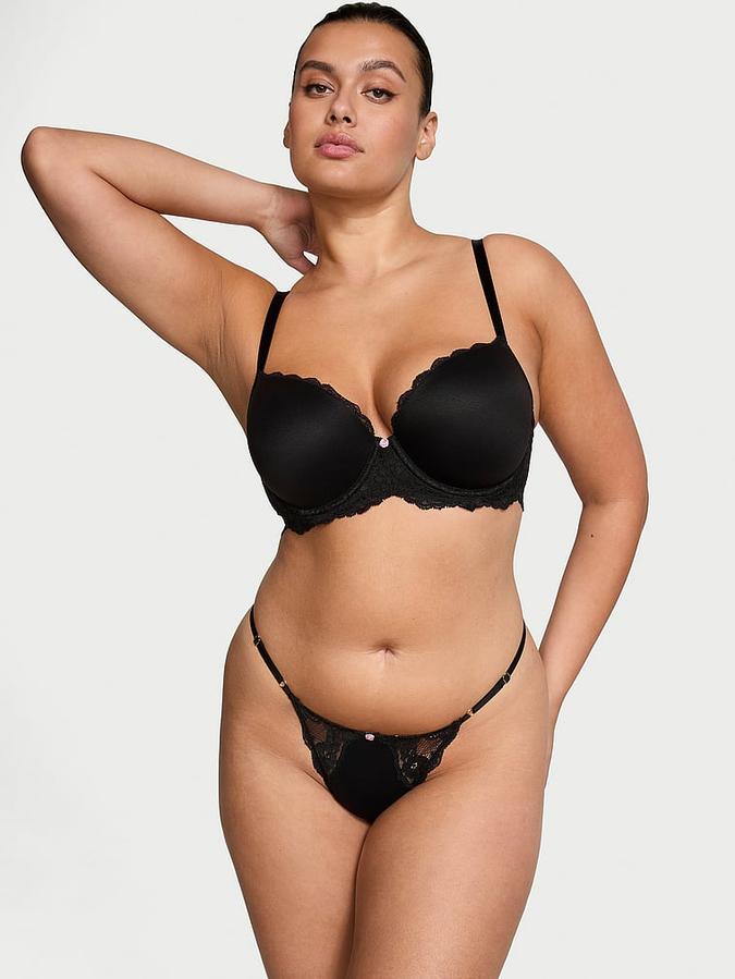 Smooth & Lace Lightly Lined Classic Coverage Demi Bra image number 3