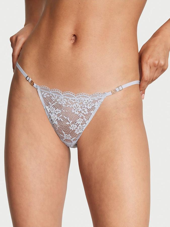 Lace Adjustable String Bikini Panty