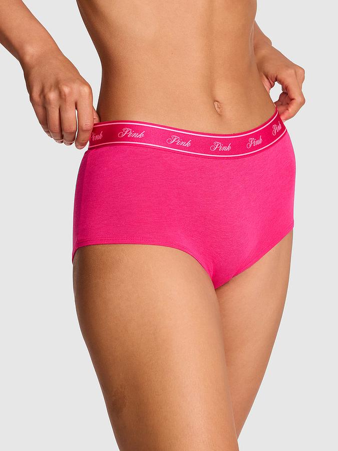 Logo Cotton Boyshort Panty