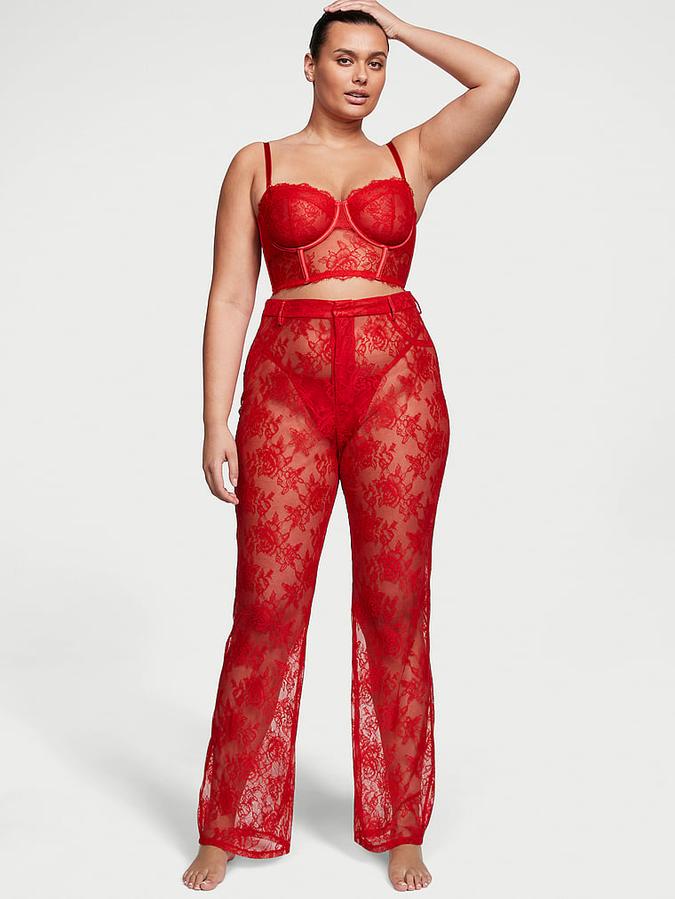 VS Archives Rose Lace Pants image number 3