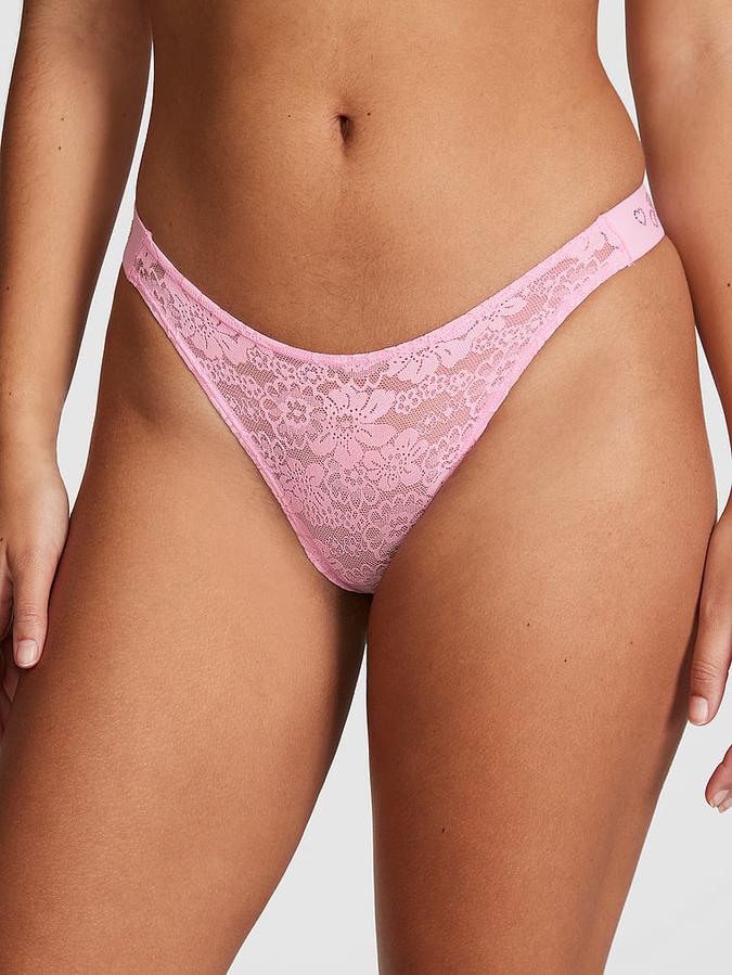 Wink Logo High-Leg Thong Panty