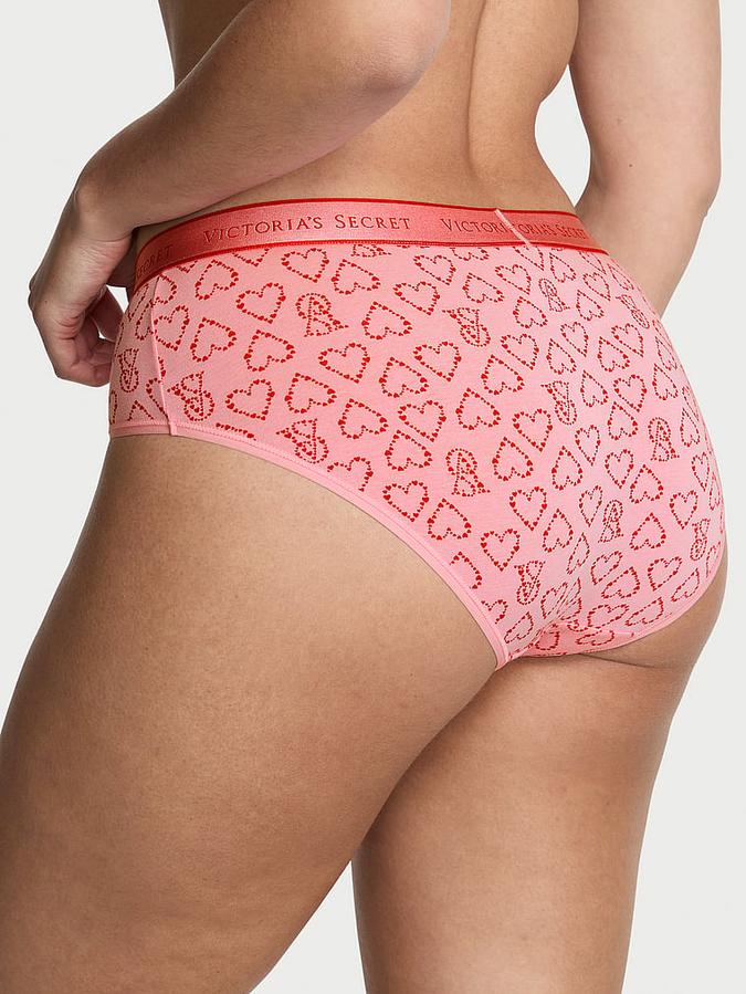 Logo Cotton Hiphugger Panty