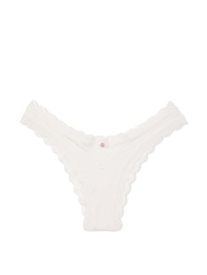 Lace-Trim Brazilian Panty image number 2