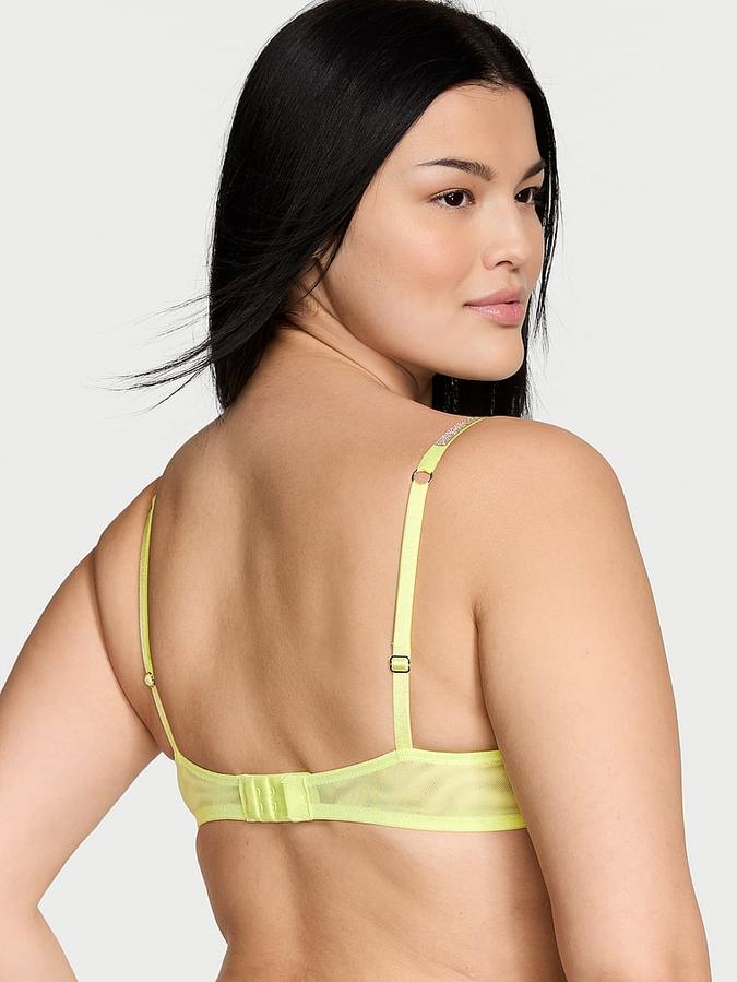 Sheer Shine Low-Cut Demi Bra image number 1
