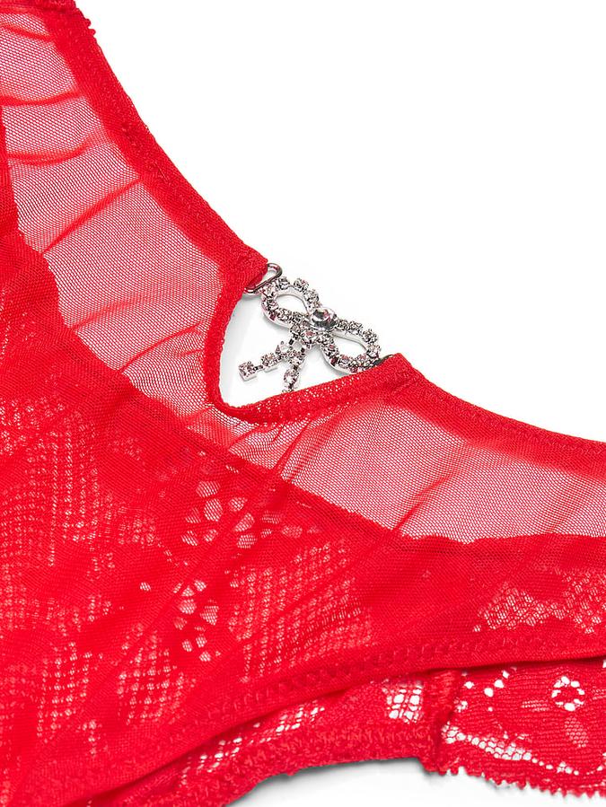 Twinkle Bow Lace Brazilian Panty image number 3