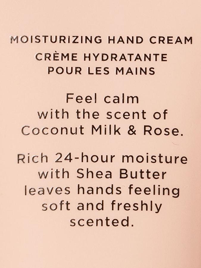 Coconut Milk Rose Natural Beauty Moisturizing Hand Cream image number 1