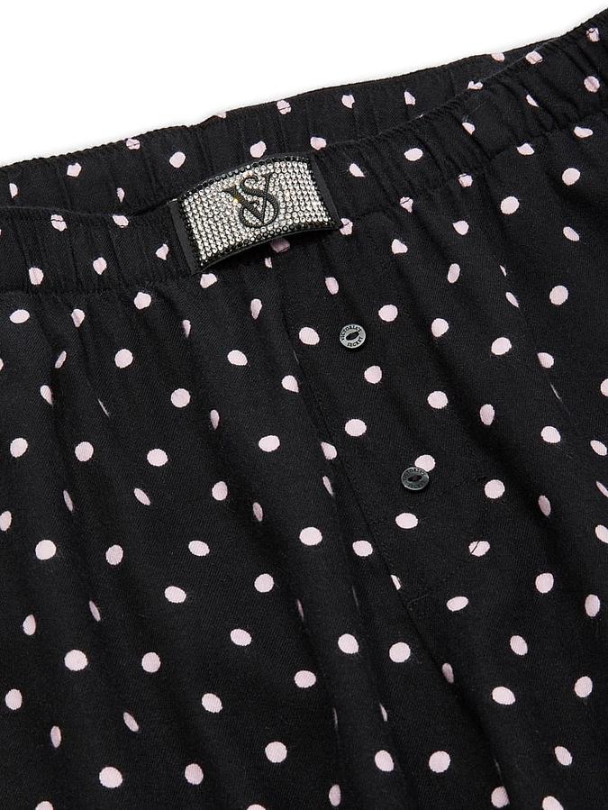 Flannel Short-Sleeve Long Tee-Jama Set image number 3