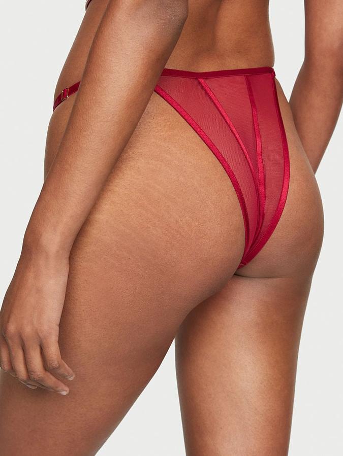 Midnight Affair Embroidery Brazilian Panty image number 1