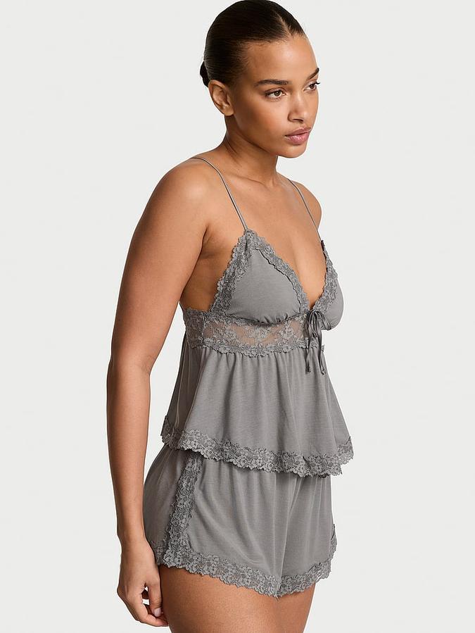 SoSoft&trade; Modal Lace-Trim Cami & Shorts Set