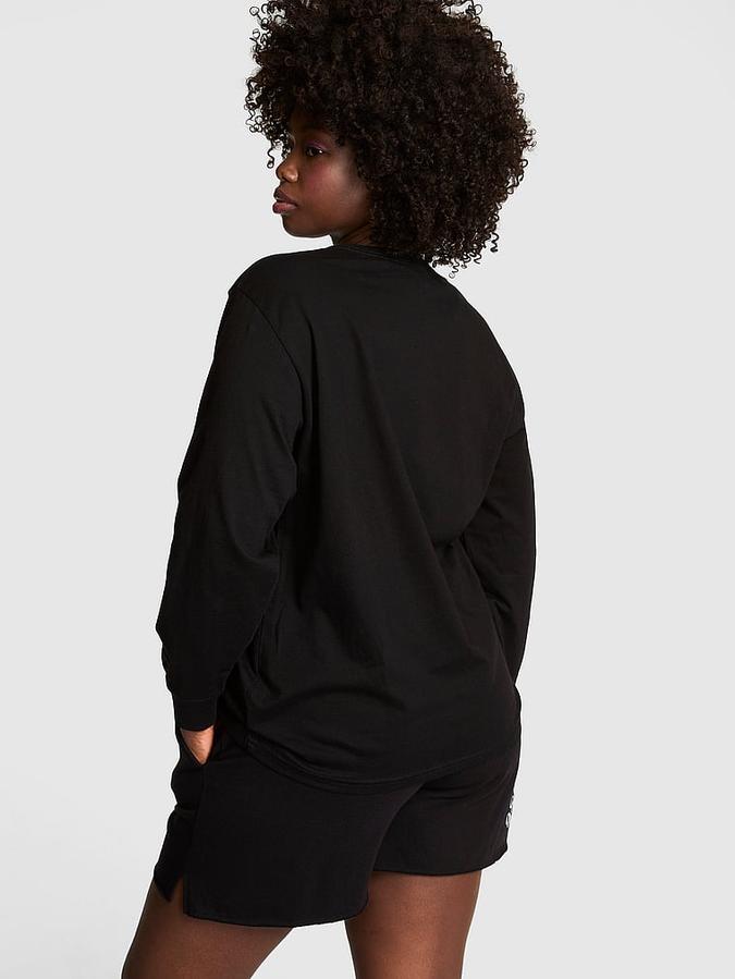 Campus Cotton Long-Sleeve Tee