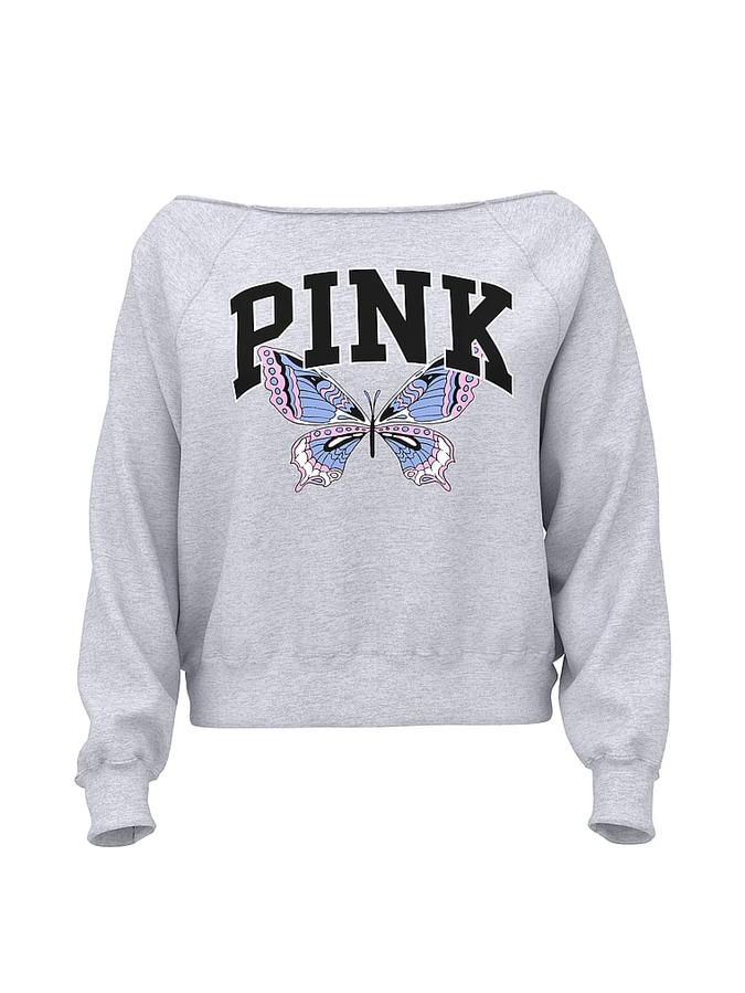 Ivy Fleece Off-The-Shoulder Sweatshirt image number 2