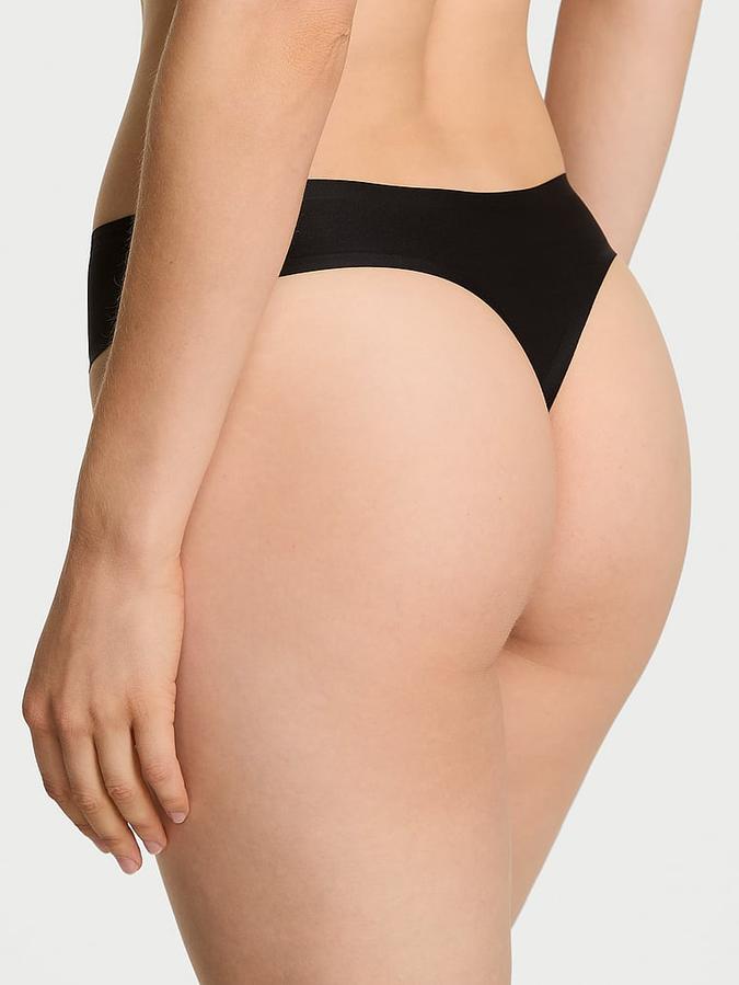 Body by Victoria Flex Mid-Rise Thong Panty image number 1