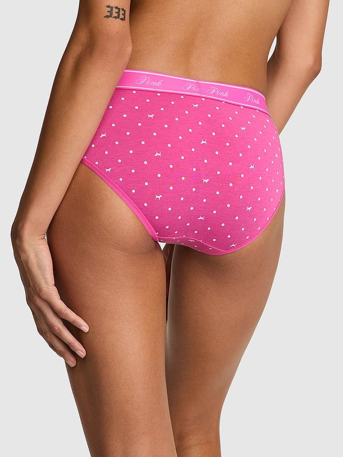 Logo Cotton Hiphugger Panty