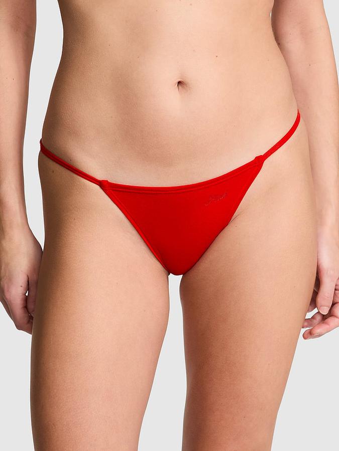Cotton String Bikini Panty image number 0