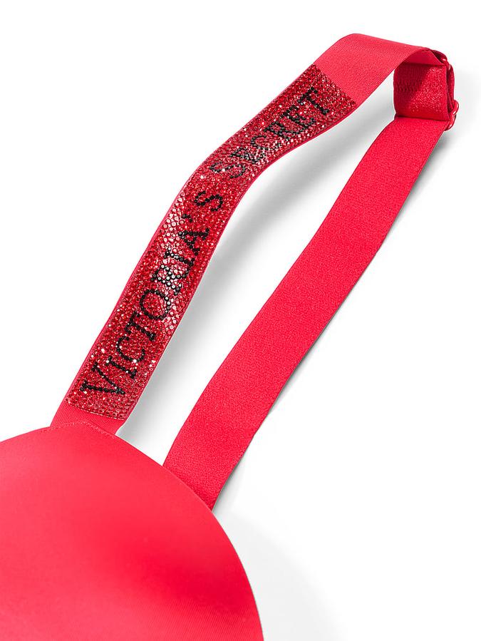 Logo Shine Strap Lightly Lined Low-Cut Demi Bra image number 3