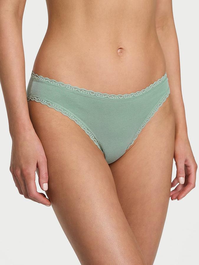 Lace-Waist Bikini Panty