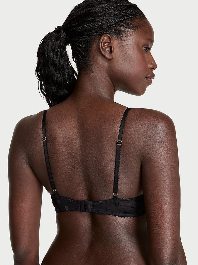 Multicolor Sheer Heritage Dot Unlined Demi Bra Sheer Heritage Dot Unlined Demi Bra