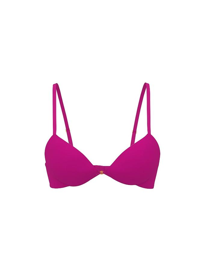 Smooth Lightly Lined Plunge Demi Bra image number 2