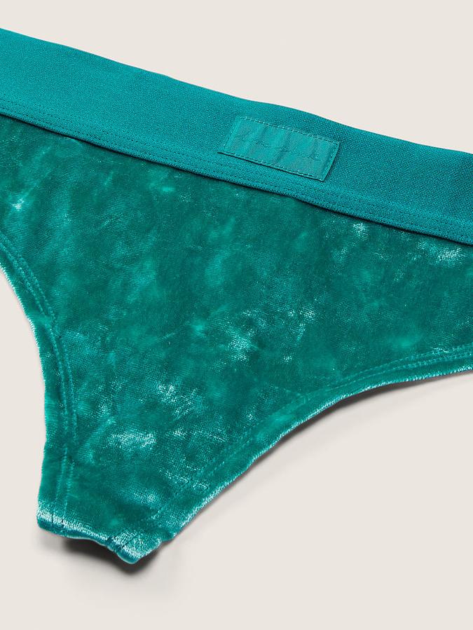 Velvet Thong Panty image number 1