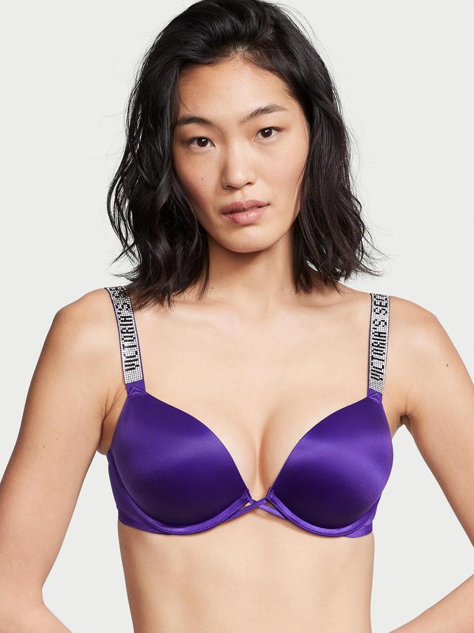 Victoria's Secret Bombshell Add-2-Cups Push-up Bra Rhinestone