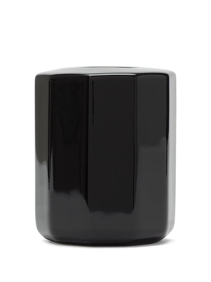 Black Ceramic Reed Holder