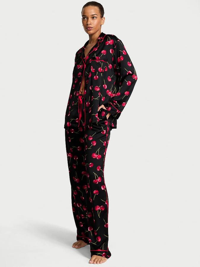 Signature Satin Long Pajama Set