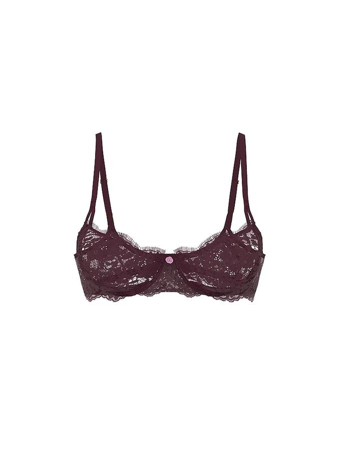 Wicked Unlined Lace Balconette Bra image number 2