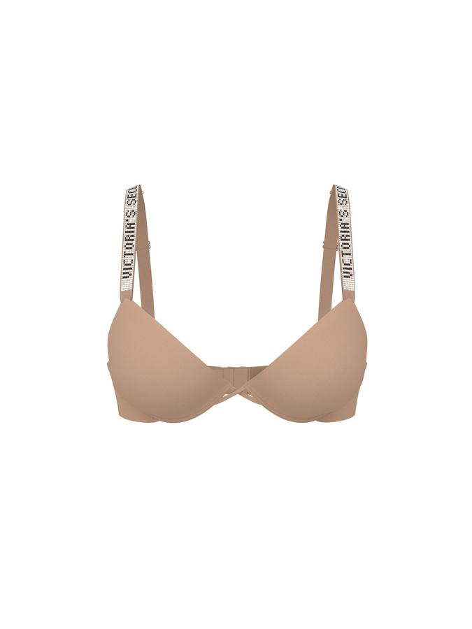 Sunset Ombré Shine Strap Lightly Lined Low-Cut Demi Bra image number 0