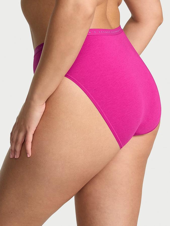 Stretch Cotton High-Leg Brief Panty image number 1