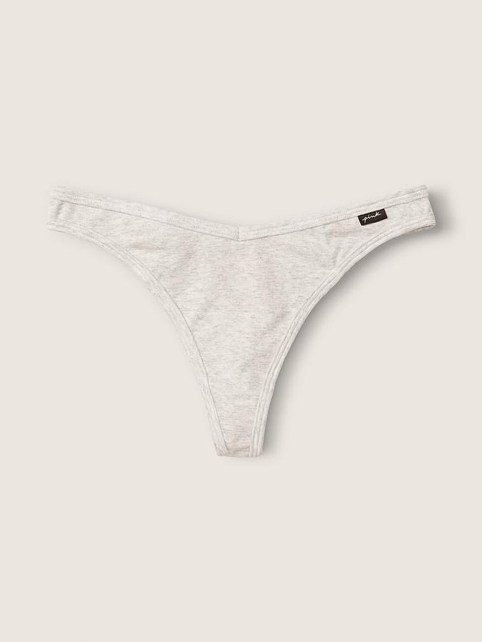 Cotton Thong Panty image number 0