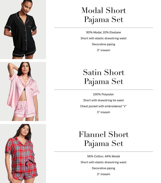 Glazed Satin Short Pajama Set image number 3