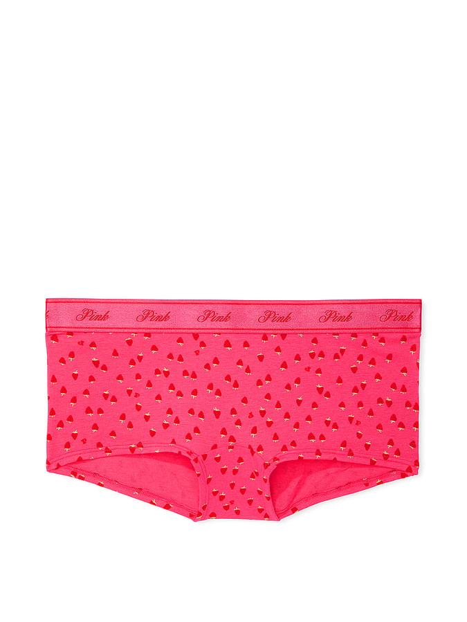 Logo Cotton Shine Boyshort Panty image number 2
