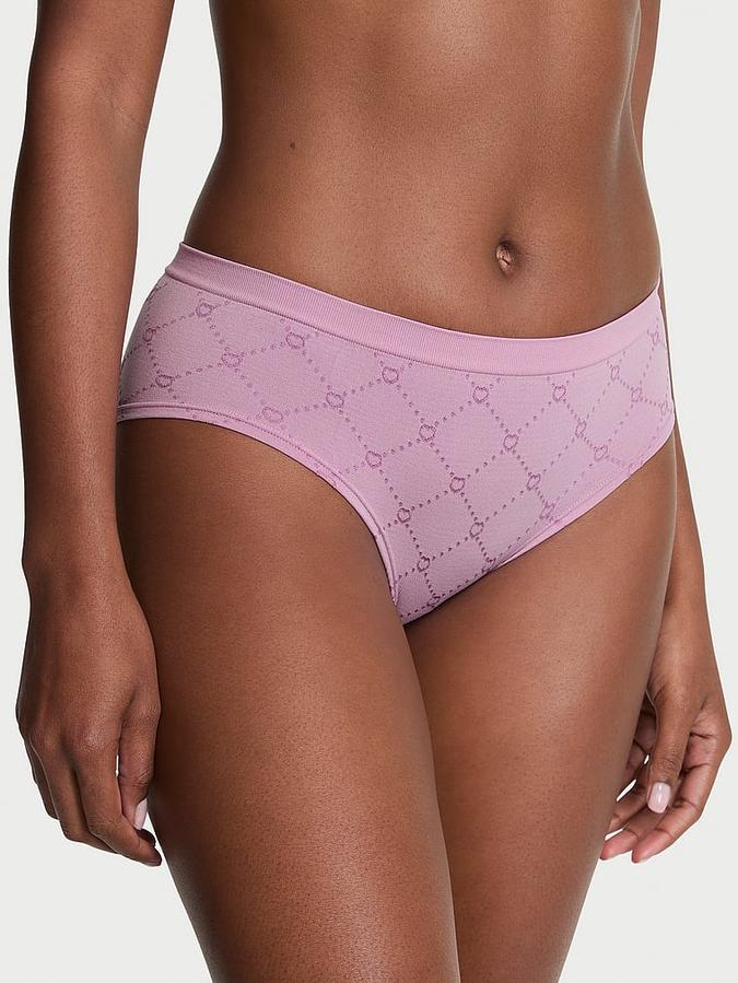 Seamless Quilted Hearts Hiphugger Panty