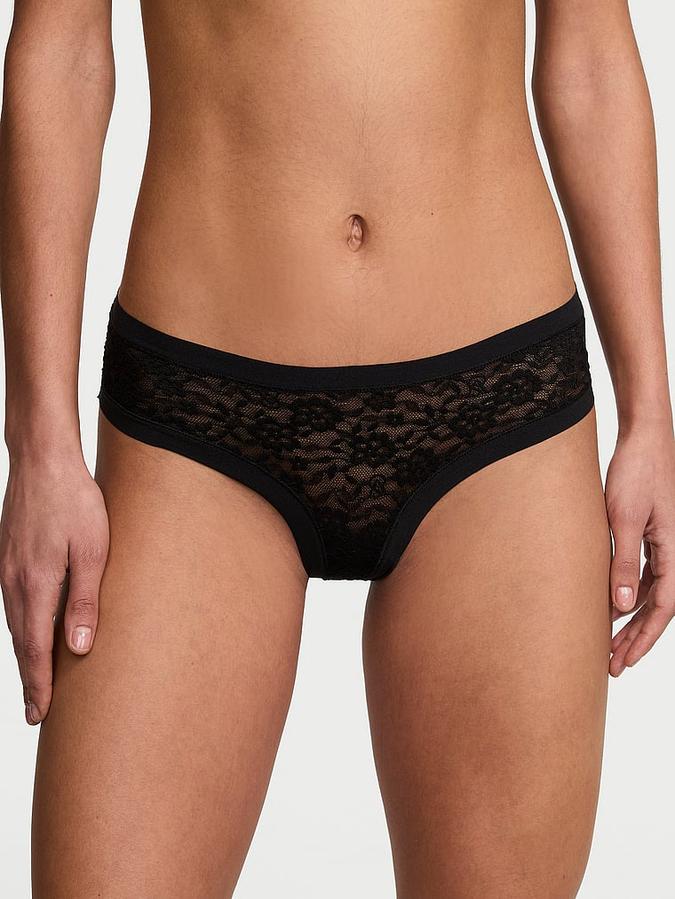 No-Show Lace Cheeky Panty image number 0