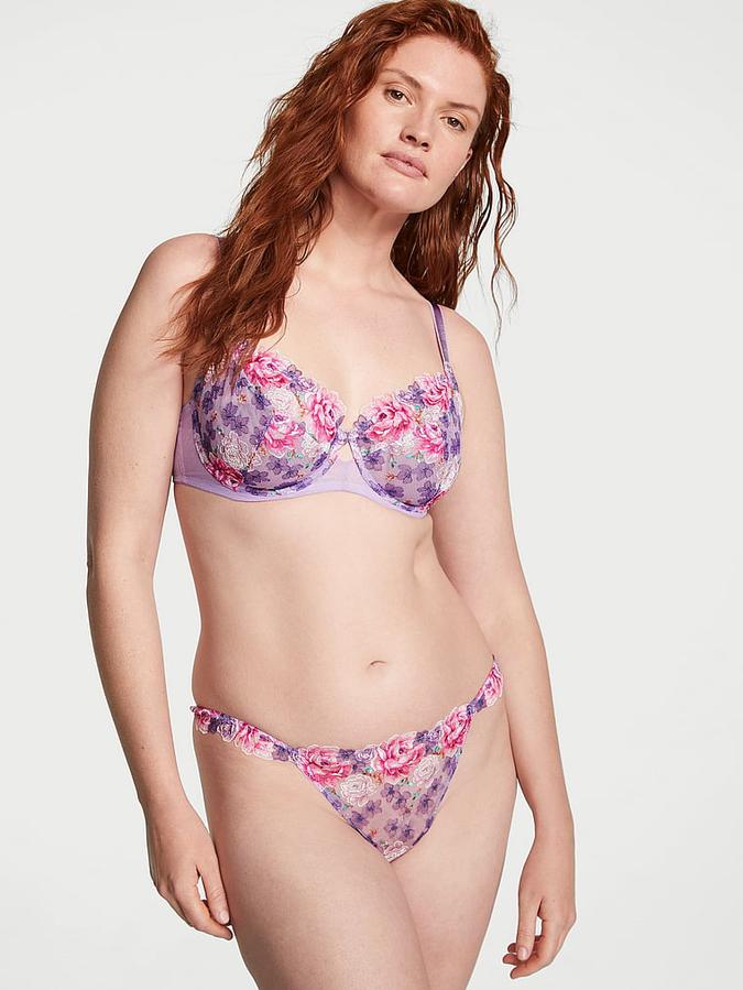 Buy Floral Embroidery V-String Panty Online - Style ID