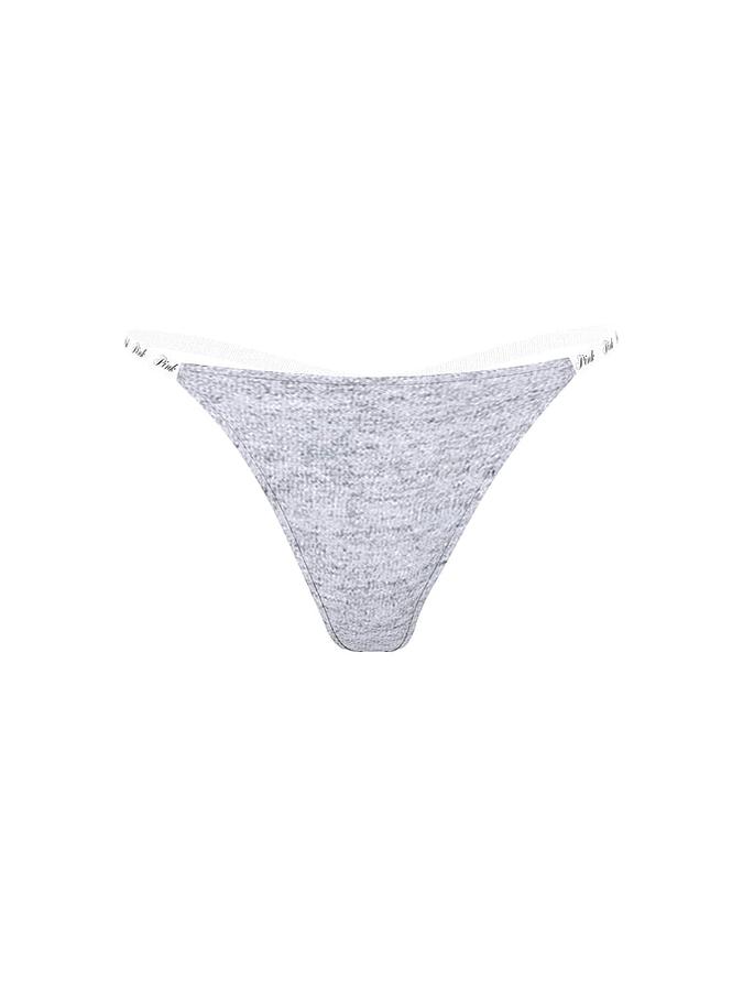 Logo Cotton Scoop Thong Panty image number 2