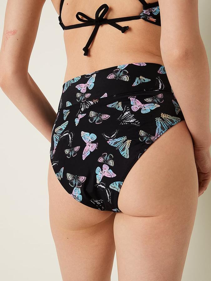 V Crossover High-Waist Bikini Bottom image number 3