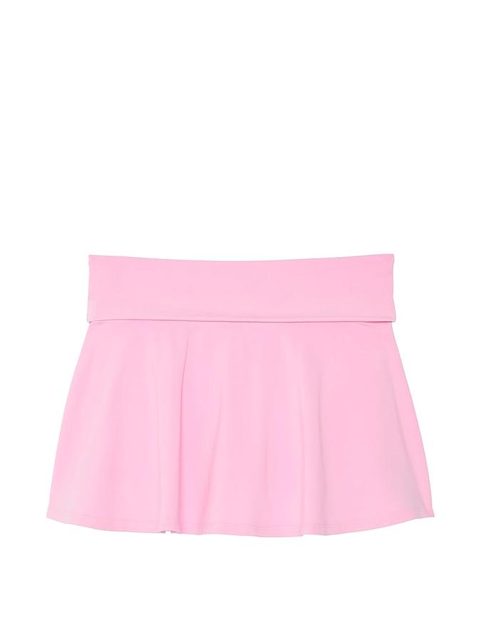 PINK x LoveShackFancy Cotton Foldover Flirty Skirt image number 2