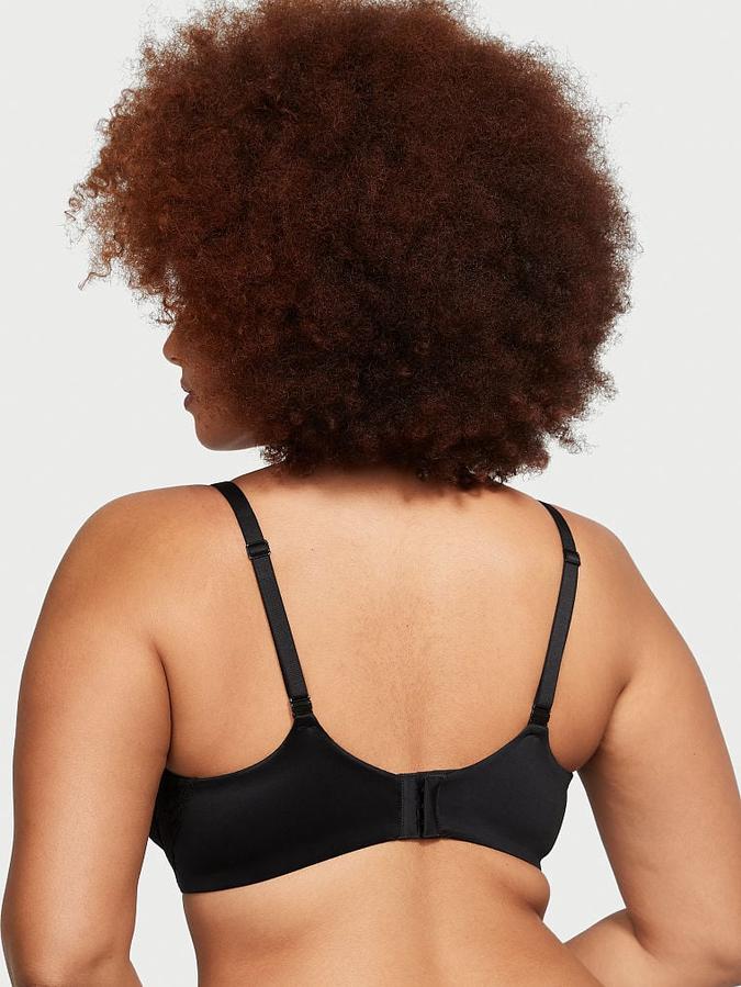 Lightly Lined Lace-Cup Demi Bra image number 1