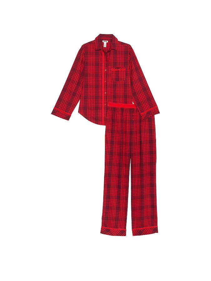 Flannel Long Pajama Set image number 2