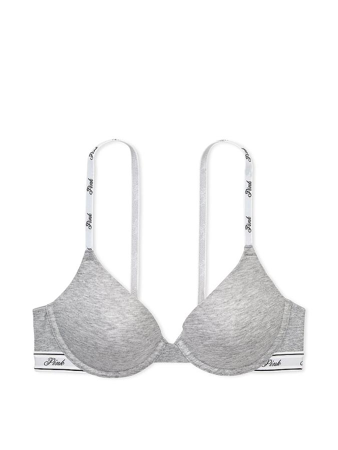 Wear Everywhere Cotton Logo T-Shirt Lightly Lined Bra image number 2