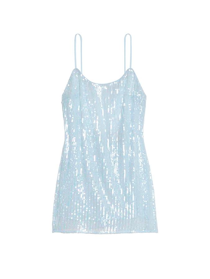 Sequin Shimmer Mini Slip Dress image number 2