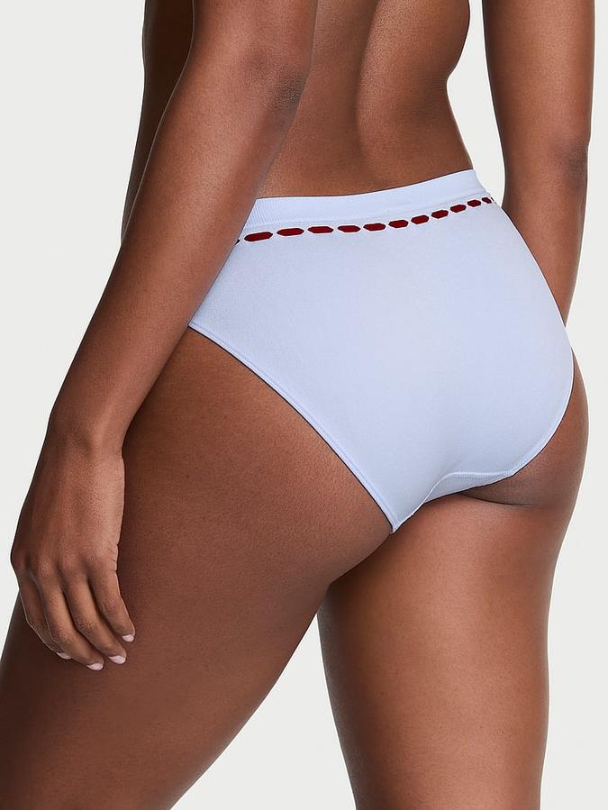 Seamless Ribbon Slot Bikini Panty